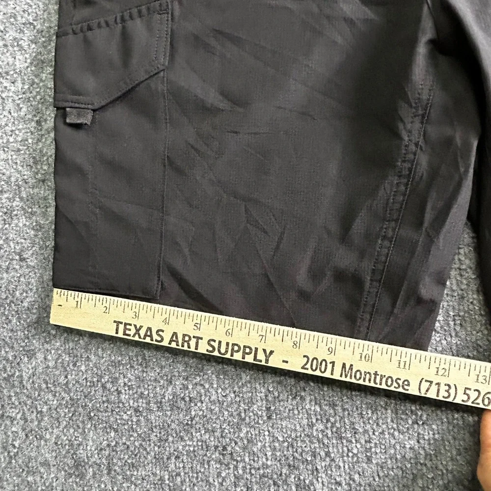 Gerry Cargo Shorts Mens Size 34 Black Stretch Utility Hiking Casual Outdoor